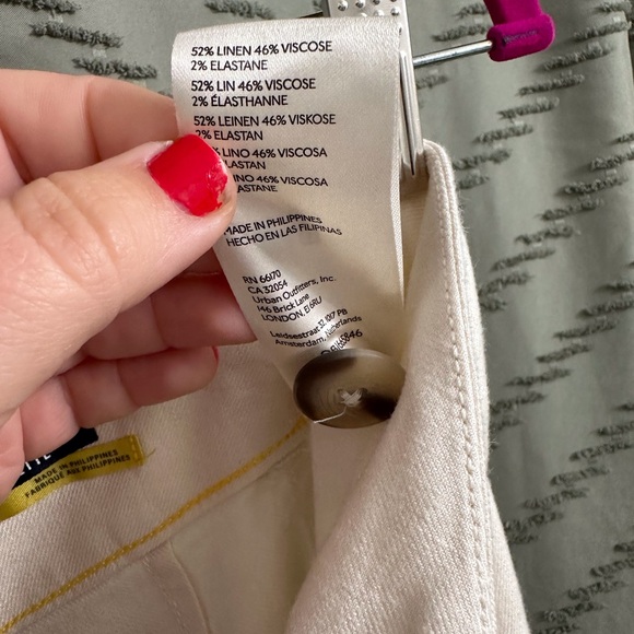 Anthropologie Maeve The Colette Cropped Wide-Leg Pants size 32 - Picture 7 of 9